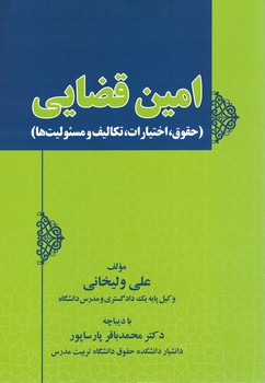 امین قضایی (حقوق، اختیارات، تکالیف و مسئولیت ها)