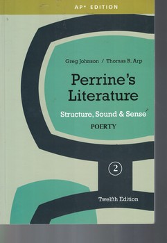Perrine's Literature: Structure, Sound & Sense 2 poerty 