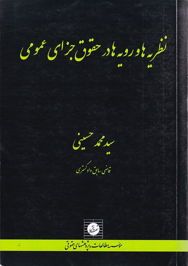 نظریه ها و رویه ها در حقوق جزای عمومی