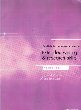 English for Academic Study: Extended Writing and Research skills