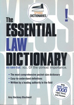 Thd ESSENTIAL LAW DICTIONARY