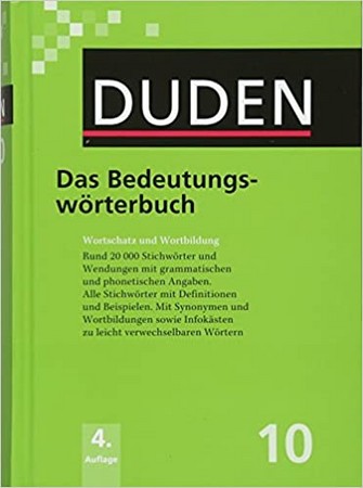 Duden Das Bedeutungs worterbuch