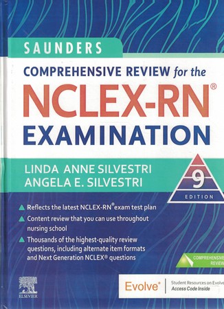 وزیری 2جلدی  Saunders Comprehensive Review for the NCLEX-RN 9th 