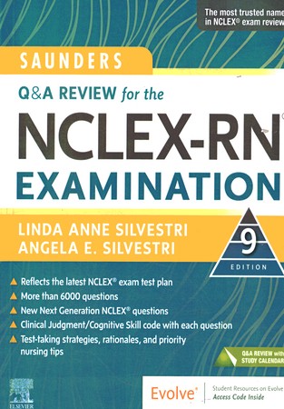 Saunders Comperehensive NCLEX-RN 9th وزیری 