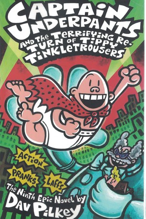 captain underpants کاپیتان زیر شلواری (قرمز) جلد 9