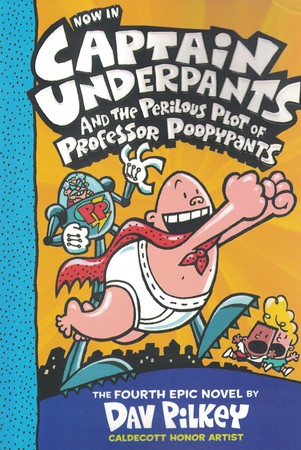 captain underpants کاپیتان زیر شلواری (زرد) جلد 4