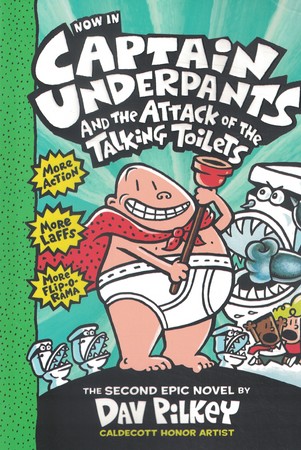captain underpants کاپیتان زیر شلواری (سبز) جلد 2