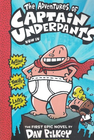 captain underpants کاپیتان زیر شلواری (آبی) جلد 1